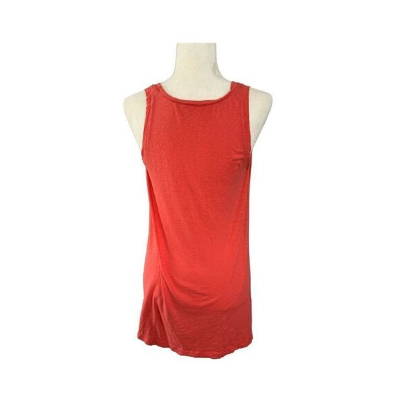 velvet calypso st barth womens coral pink orange tank top p xs small - Picture 3 of 6